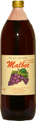 Jus de raisin artisanal bio